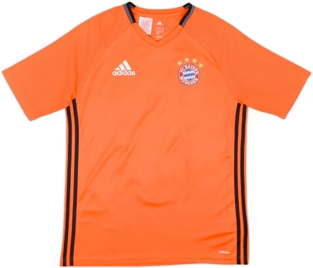 adidas Bayern Munich Boys SS Player Issue Home Shirt 2016/17