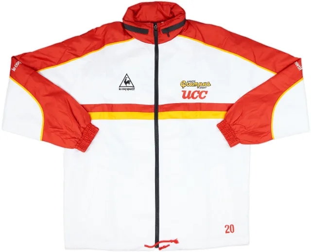 1999 Nagoya Grampus Eight Le Coq Sportif Player Issue Hooded Track Jacket #20 - 10/10 - (XL)