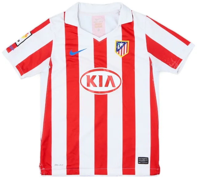 Nike Atlético Madrid Boys SS Home Shirt 2010/11