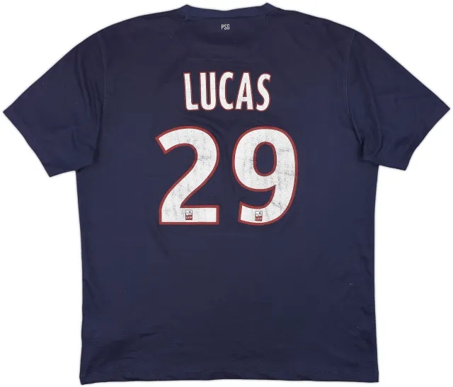 2012-13 Paris Saint-Germain Home Shirt Lucas #29 - 5/10 - (L)