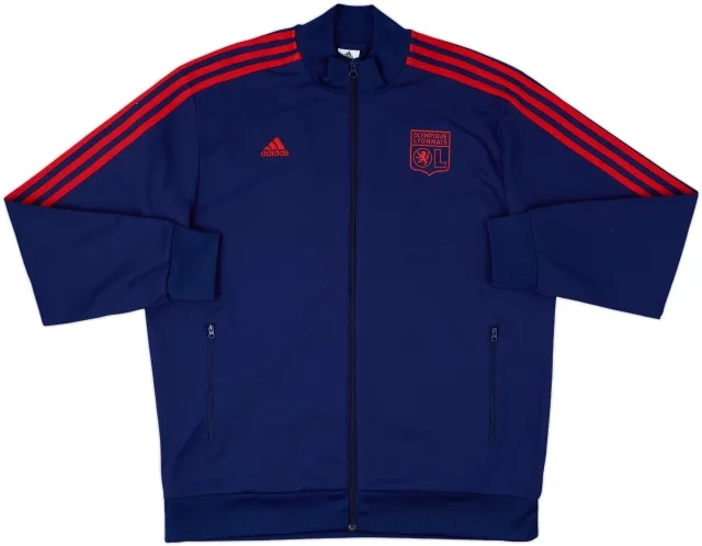 2013-14 Lyon adidas Track Jacket - 7/10 - (XL)
