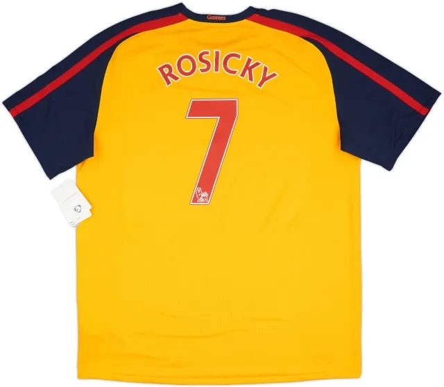 2008-09 Arsenal Away Shirt Rosicky #7 (XL)