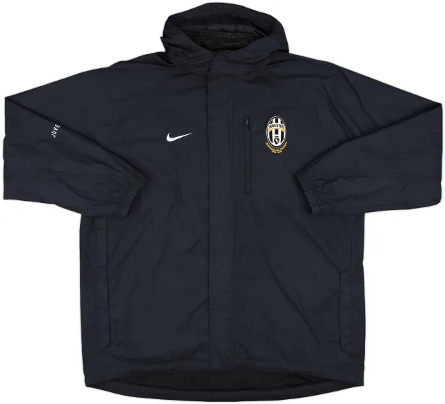 2005-06 Juventus Nike Hooded Rain Jacket - 8/10 - (XL)