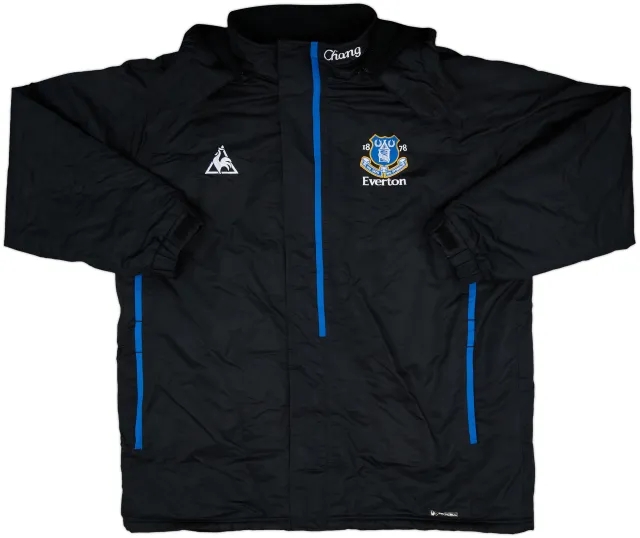 2009-10 Everton Le Coq Sportif Hooded Rain Jacket - 8/10 - (XXL)
