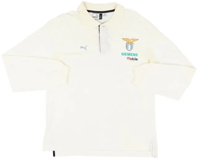 2001-02 Lazio Puma Polo L/S Shirt - 4/10 - (S)