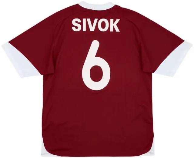 2006-07 Sparta Prague Home Shirt Sivok #6 - 8/10 - (M)
