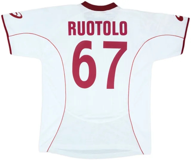 Asics Livorno Mens SS Player Issue Away Shirt 2003/04