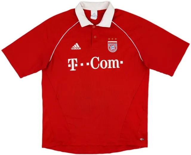 adidas Bayern Munich Mens SS Home Shirt 2005/06