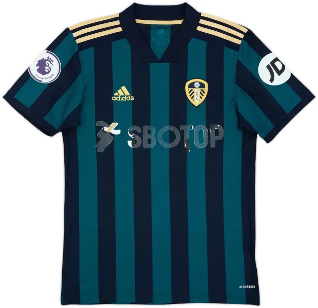 adidas Leeds United Mens SS Away Shirt 2020/21