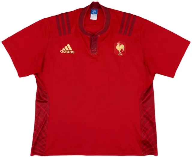 2014-15 France Rugby Away Shirt - 9/10 - (XXL)