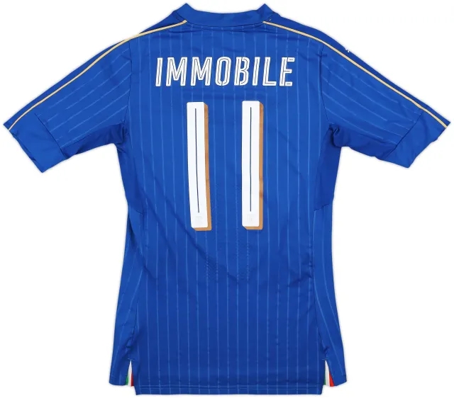 2016-17 Italy Player Issue (ACTV Fit) Home Shirt Immobilie #11 - 8/10 - (L)