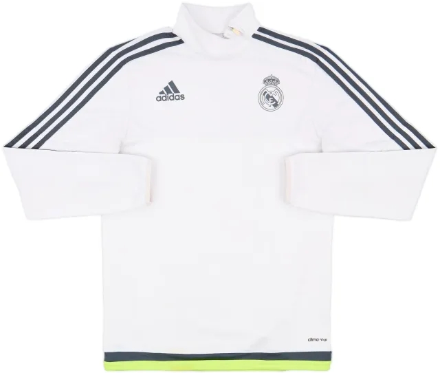 2015-16 Real Madrid adidas 1/4 Zip Training Top - 7/10 - (S)