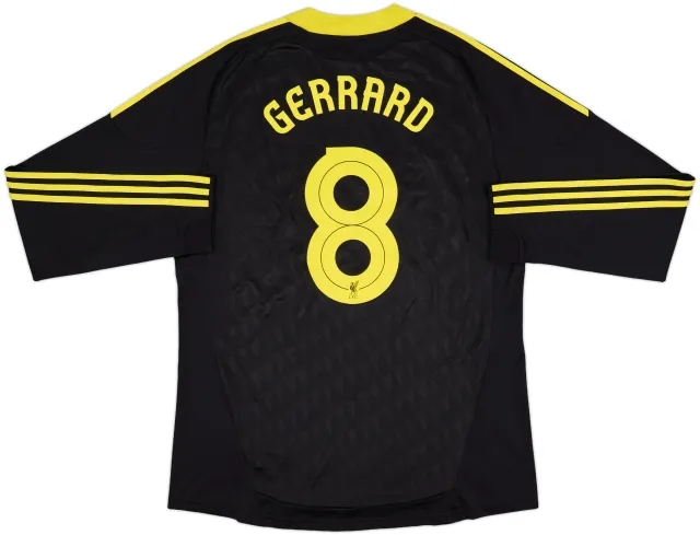 2010-11 Liverpool Third L/S Shirt Gerrard #8 - 7/10 - (XL)
