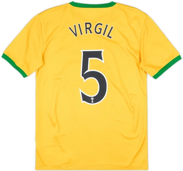 2013-14 Celtic Away Shirt Virgil #5 - 6/10 - (S)