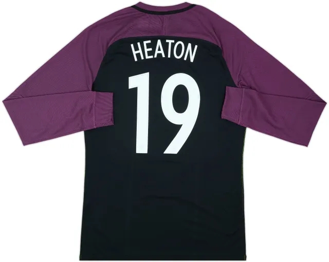 2016 England Player Issue GK Shirt Heaton #19
