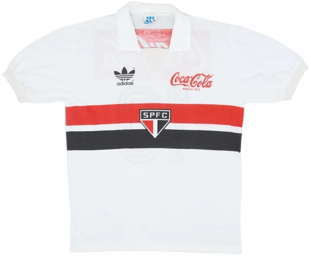 adidas Sao Paulo Mens SS Home Shirt 1987/88