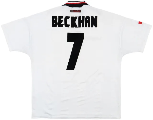 1997-99 Manchester United Away Shirt Beckham #7 - 6/10 - (XXL)