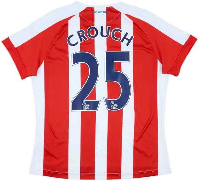 2014-15 Stoke City Home Shirt Crouch #25 - 9/10 - (L)