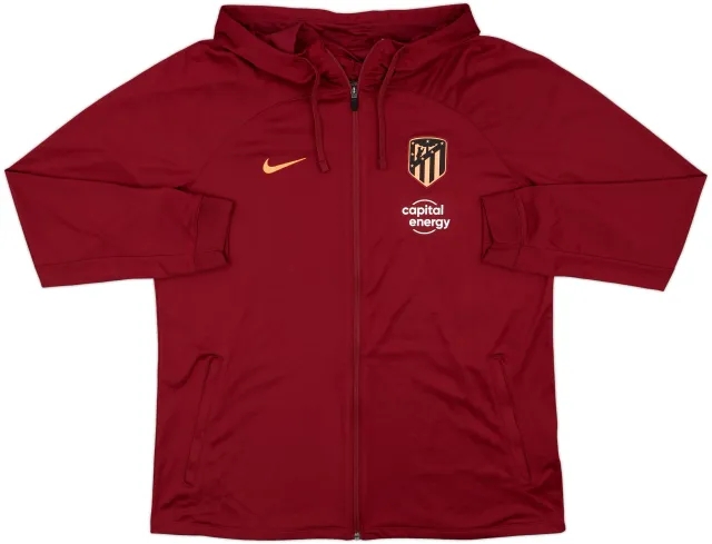 2022-23 Atletico Madrid adidas Hooded Track Jacket - 10/10 - (XL)
