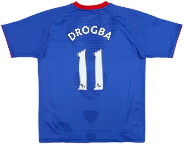 2010-11 Chelsea Home Shirt Drogba #11 - 8/10 - (S.Boys)