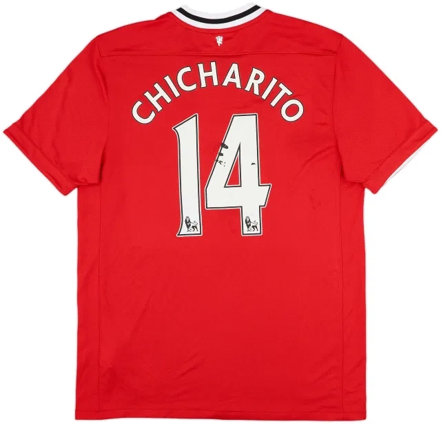 2011-12 Manchester United Home Shirt Chicharito #14 - 5/10 - (L)
