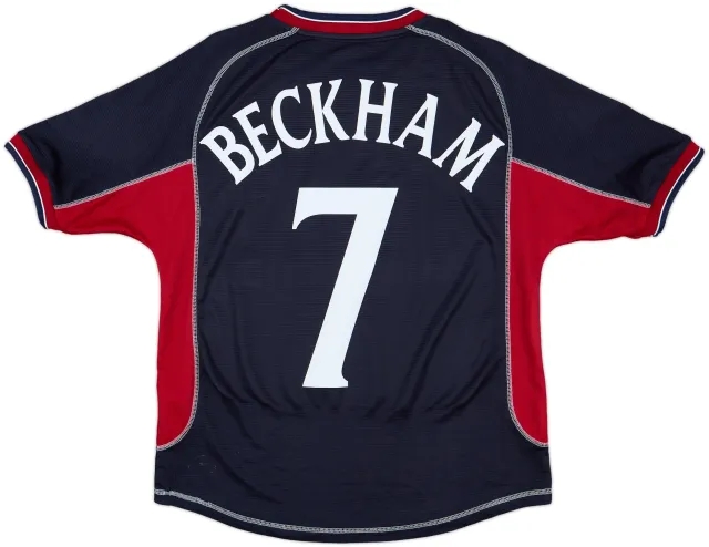 2000-01 Manchester United Third Shirt Beckham #7 - 6/10 - (Y)