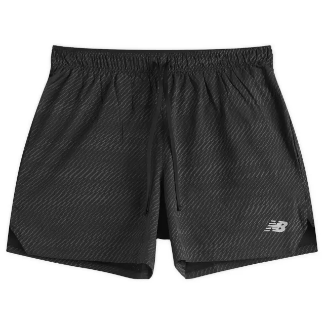 New Balance RC Reflective Short 5" Black Multi Print