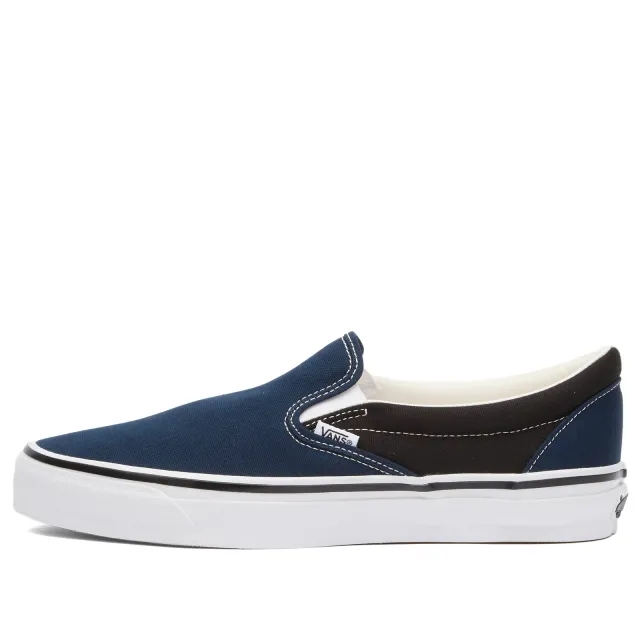 Vans Men's x Engineered Garments OTW Classic Slip-On 98 Sneaker Black/Blue