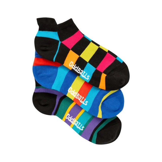 The Three Pack - 3 Pack Ankle Sock Bundle
