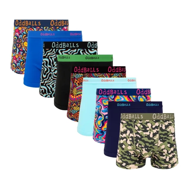 The Whole Package Bundle - Mens Boxer Shorts 9 Pack