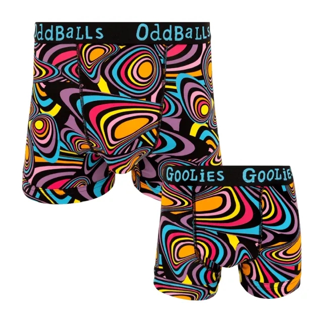 UFO Dad & Lad Bundle - Mens Boxer Shorts & Kids Boxer Shorts Bundle