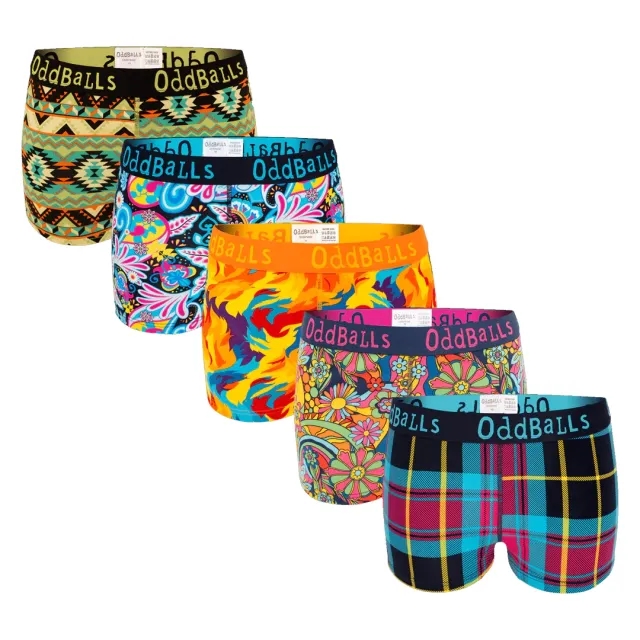 Wild Bloom Bundle - Ladies Boxer Shorts 5 Pack Bundle