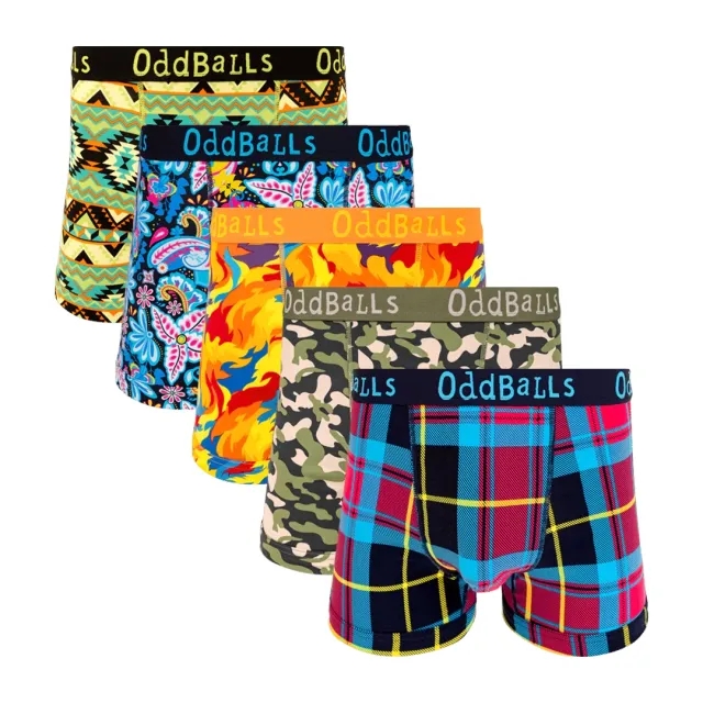 Wild Bloom Bundle - Mens Boxer Shorts 5 Pack