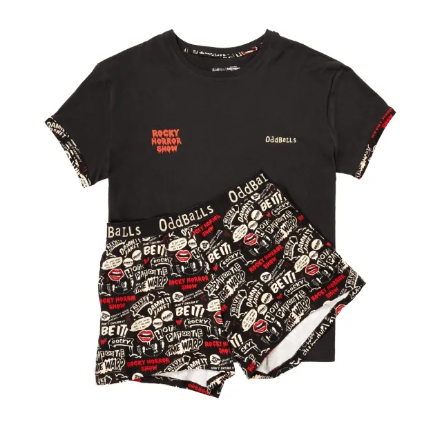 Womens Pyjamas - Rocky Horror Show  - Shorts & T-Shirt