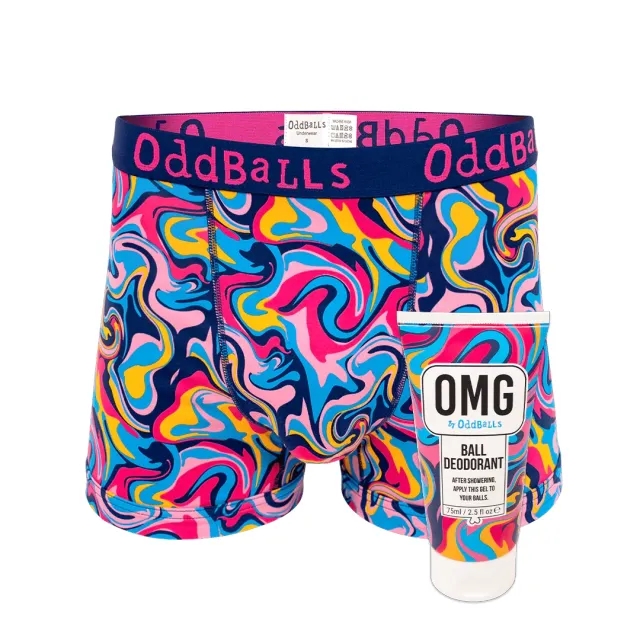 Ripple - Mens Boxer Shorts & Ball Deodorant Bundle