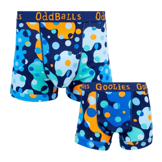 Space Balls Dad & Lad Bundle - Mens Boxer Shorts & Kids Boxer Shorts Bundle