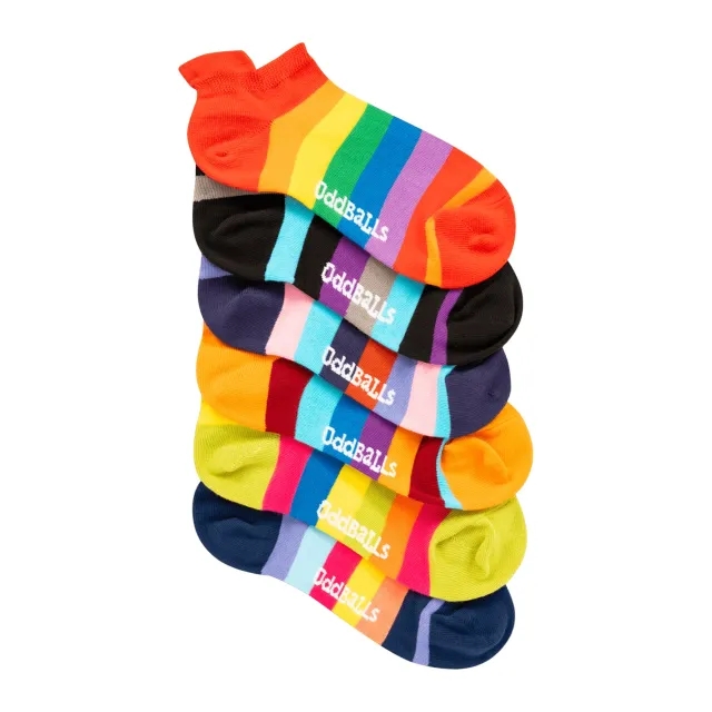Stripes Bundle - 6 Pack Ankle Sock Bundle