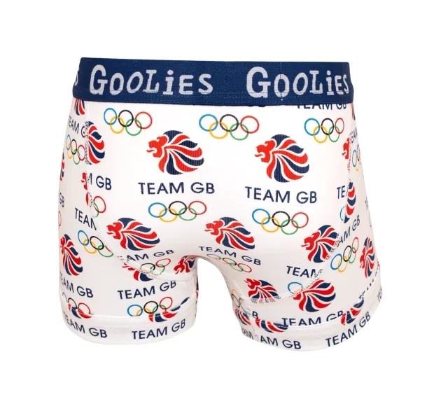 Team GB - White - Kids Boxer Shorts - Goolies