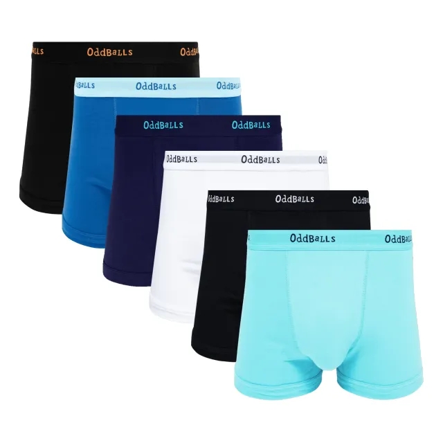 Keep It Classy Bundle - Mens Boxer Shorts 6 Pack