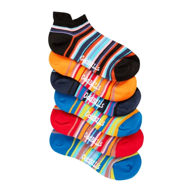Lines Bundle - 6 Pack Ankle Sock Bundle