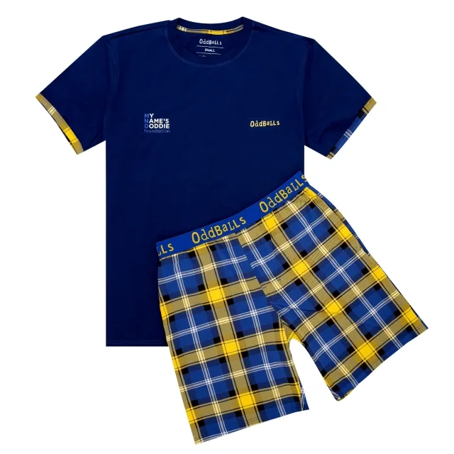 Mens Short Pyjamas - Doddie Weir - Shorts & T-Shirt