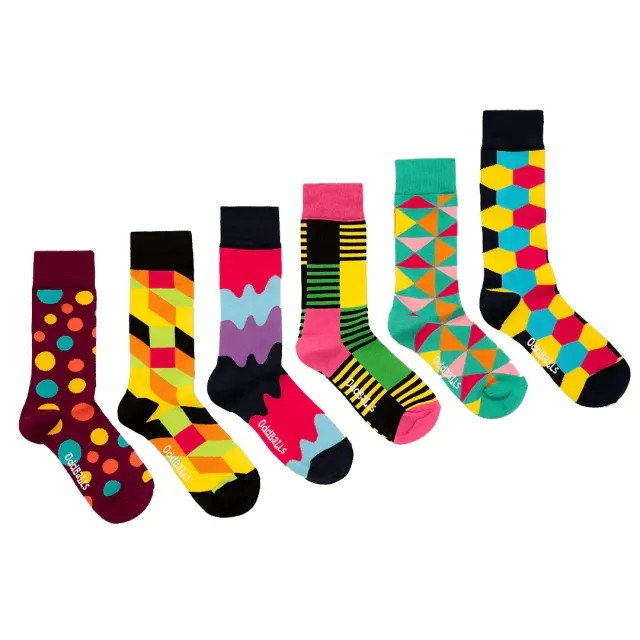OddBalls Favourites 6 Pack - Socks Bundle