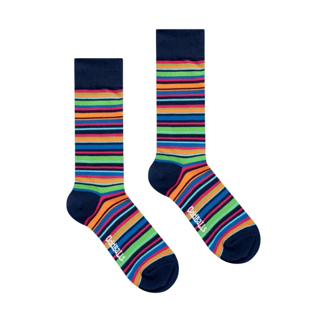 Orange Lines - Socks