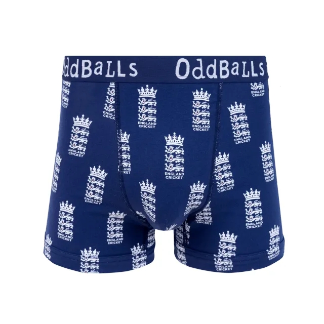 England Cricket BLUE - Mens Boxer Shorts