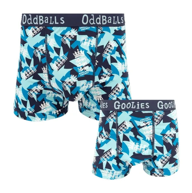 England Cricket Camo - Dad & Lad Boxer Shorts Bundle