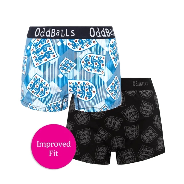 England FA 2025 Bundle - Ladies Boxer Shorts 2 Pack