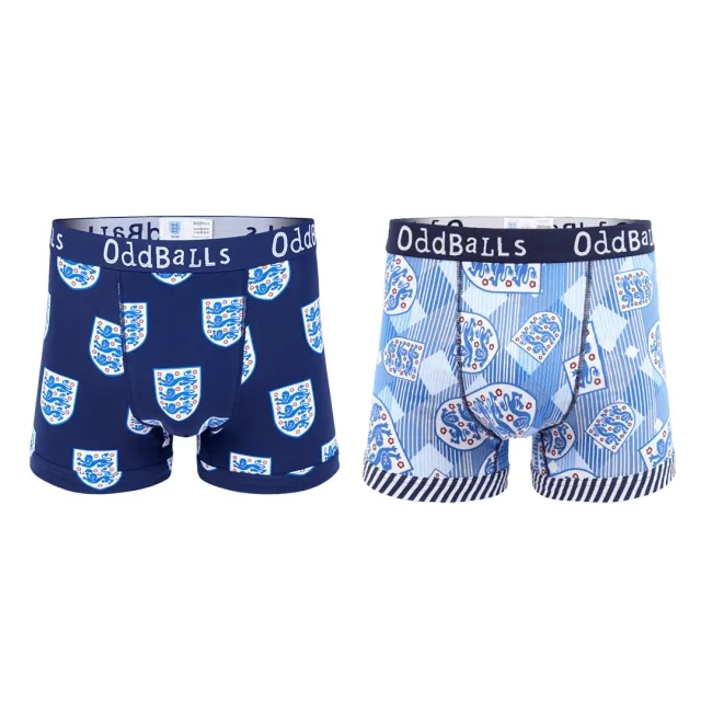 England Football - Mens Boxer Shorts 2 Pack Bundle