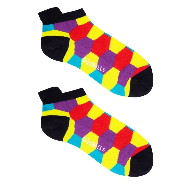 Black Hex - Ankle Trainer Socks