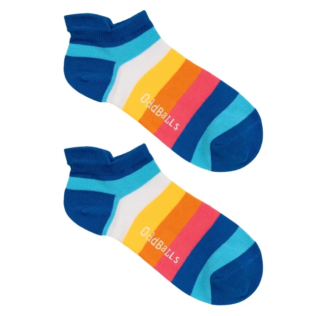 Blue Stripes - Ankle Socks