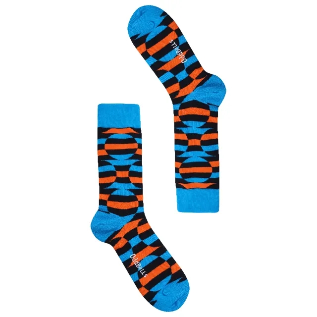 Blue Circles - Socks